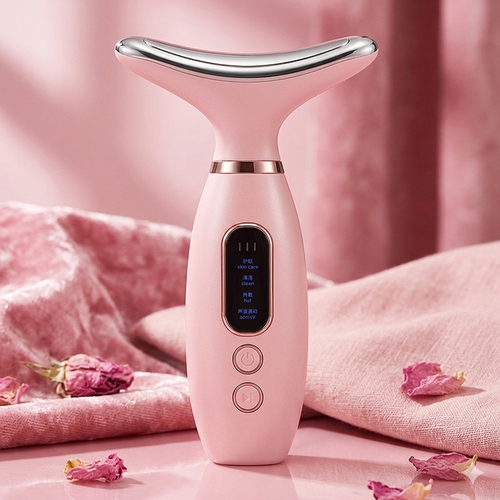 LumiaSkin™ - 3-in-1 LED Facial & Neck Massager.